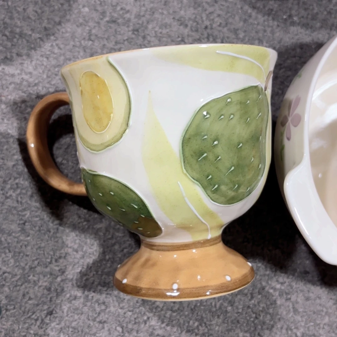 陶牛油果早餐杯灯杯