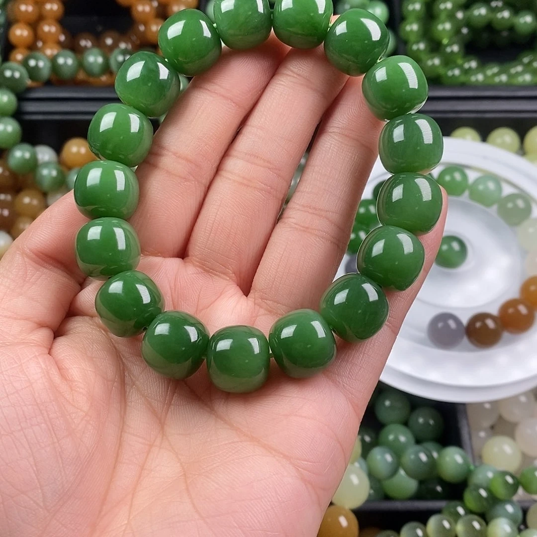 和田玉（碧玉）未镶嵌珠宝半成品