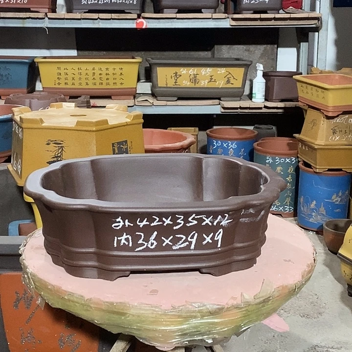 宜兴紫砂花盆花盆