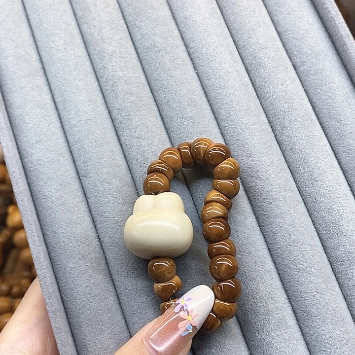 希***希猴头核桃手串素圈不要兔子