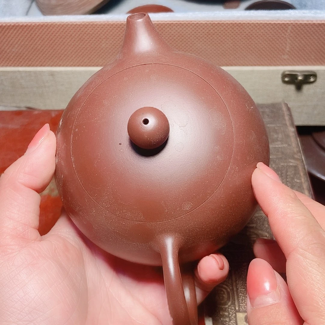 茶壶绿泥宜兴紫砂全手工制作