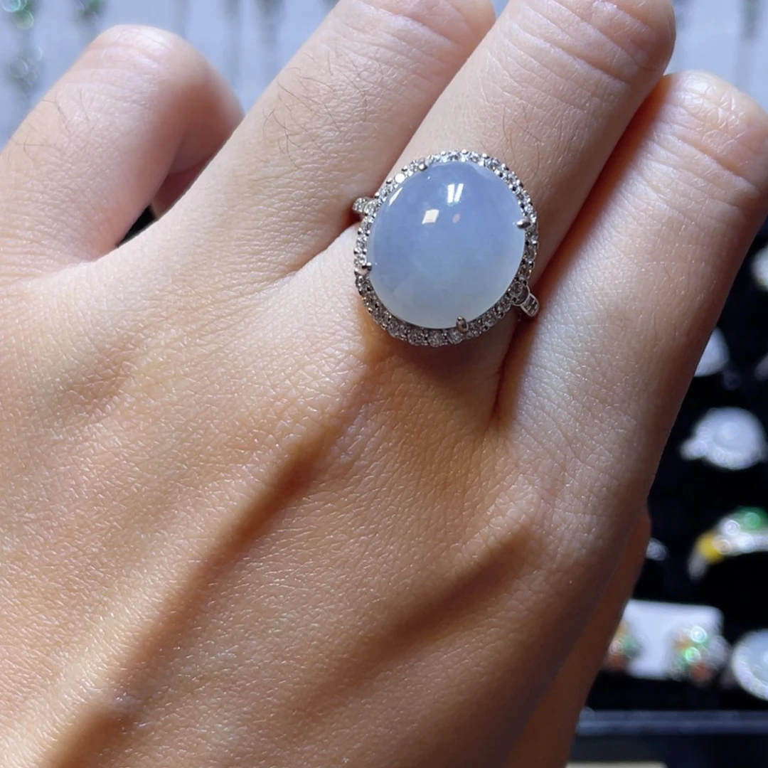 翡翠银S925镶嵌手链