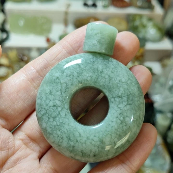 岫玉平安扣未镶嵌