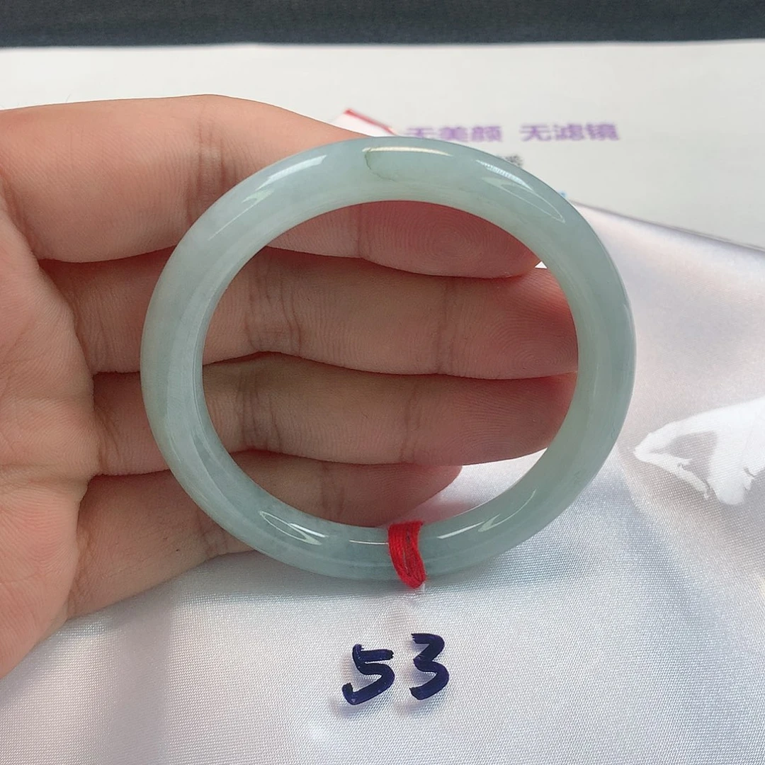 翡翠手镯（圆镯）未镶嵌313号