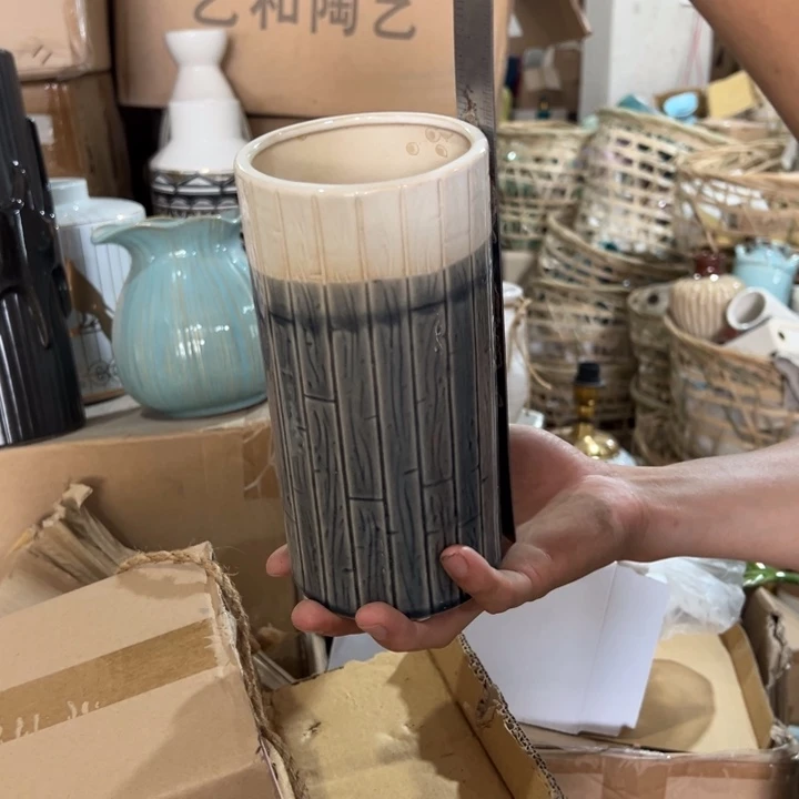 摆件花瓶陶瓷微瑕捡漏