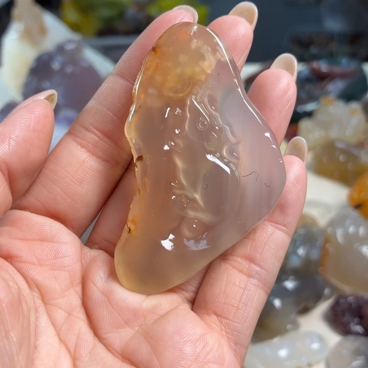 玛瑙/玉髓未镶嵌吊坠(不含链)