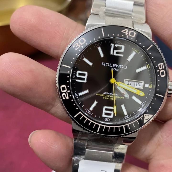 上***烤钢不锈钢钢精钢机械机芯