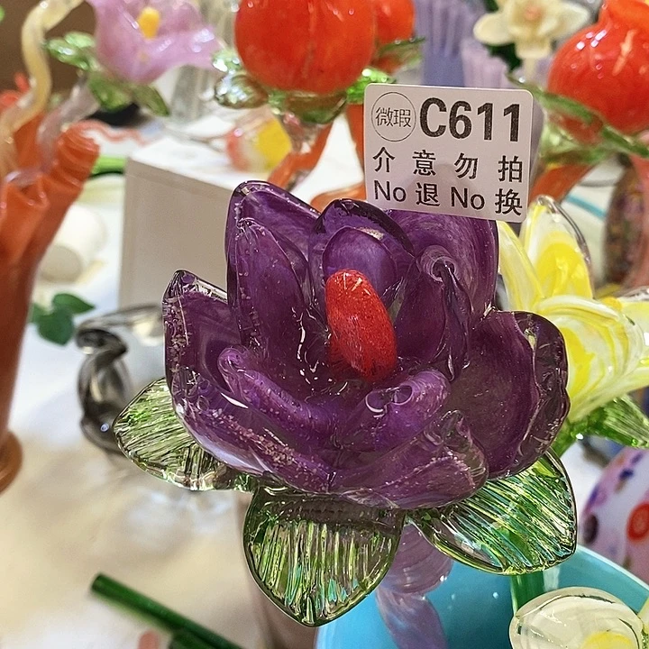 平***美夜光花高45厘米宽12厘米