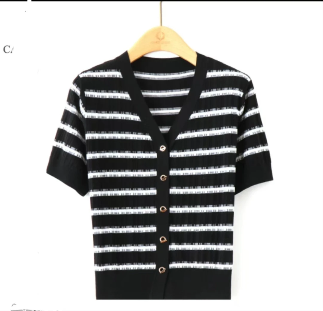 【主播推荐1006】2025春夏女百搭新款网红时尚短袖气质显瘦