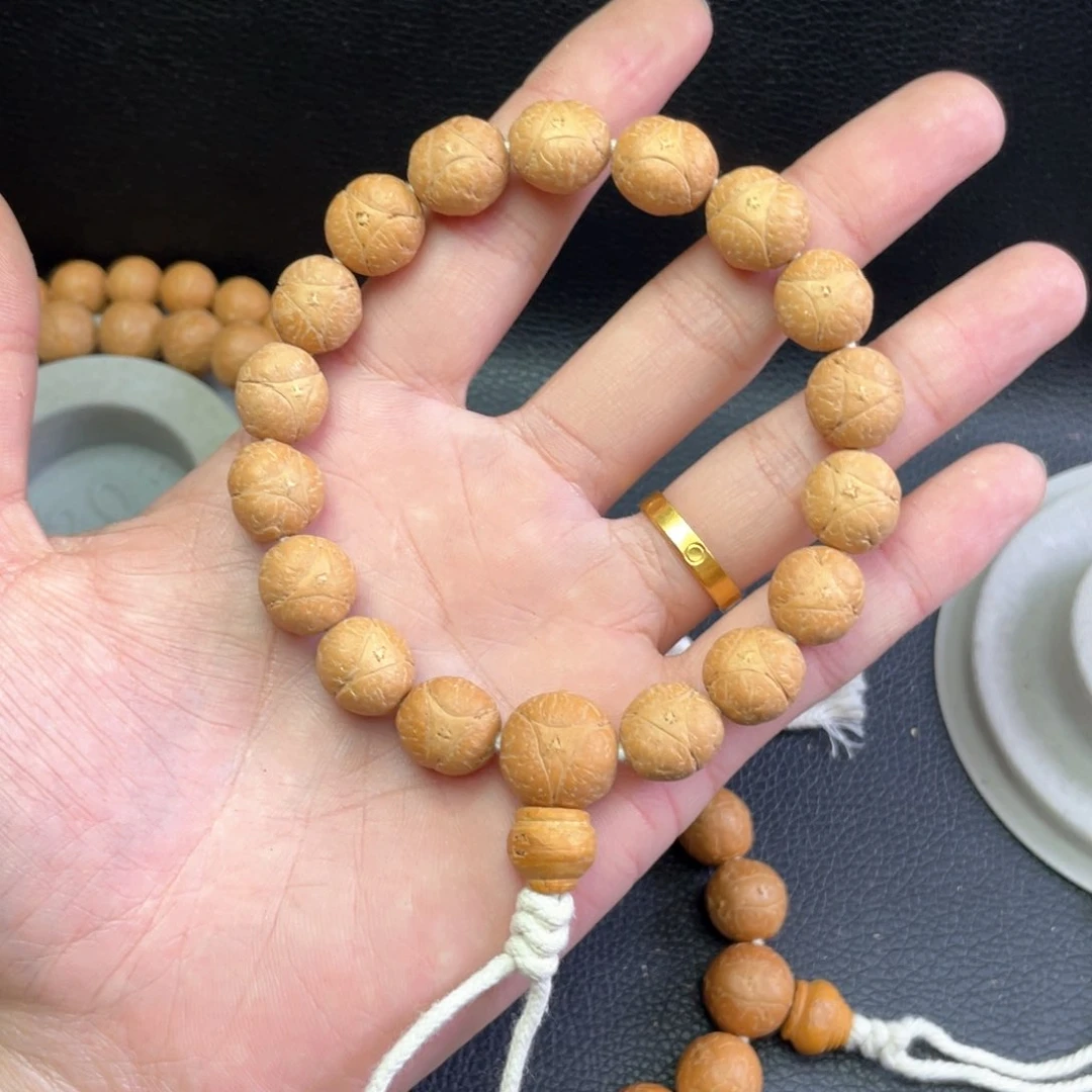 凤眼菩提手串橘***。12➕左右尺寸k01龙眼手持D15