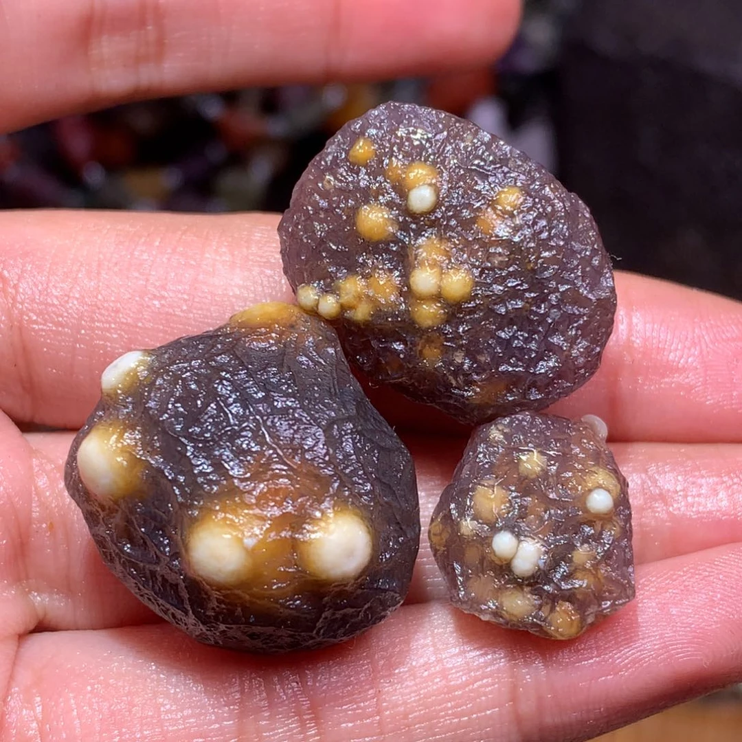 未镶嵌玛瑙/玉髓珠宝半成品