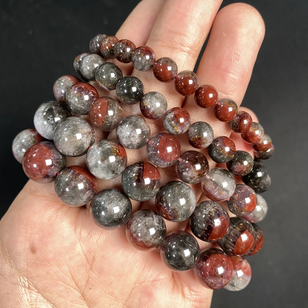 W764 天然荆棘玫瑰手链7-12mm+多样性发一