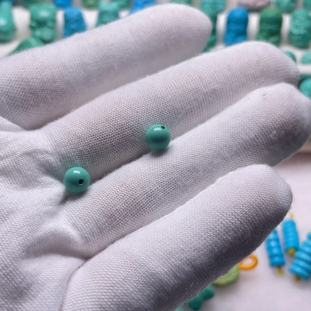 八***～直径6mm的绿色圆珠