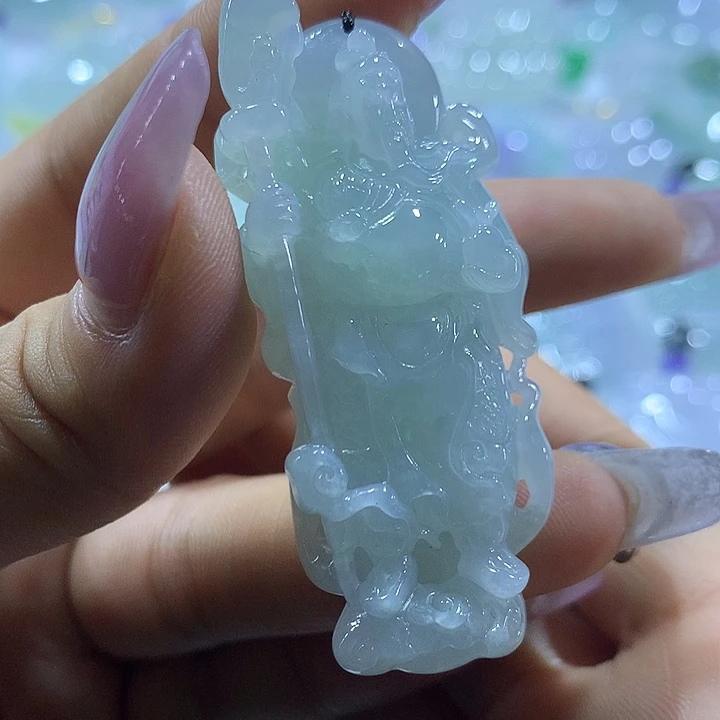 翡翠未镶嵌颈饰天然翡翠A货吊坠