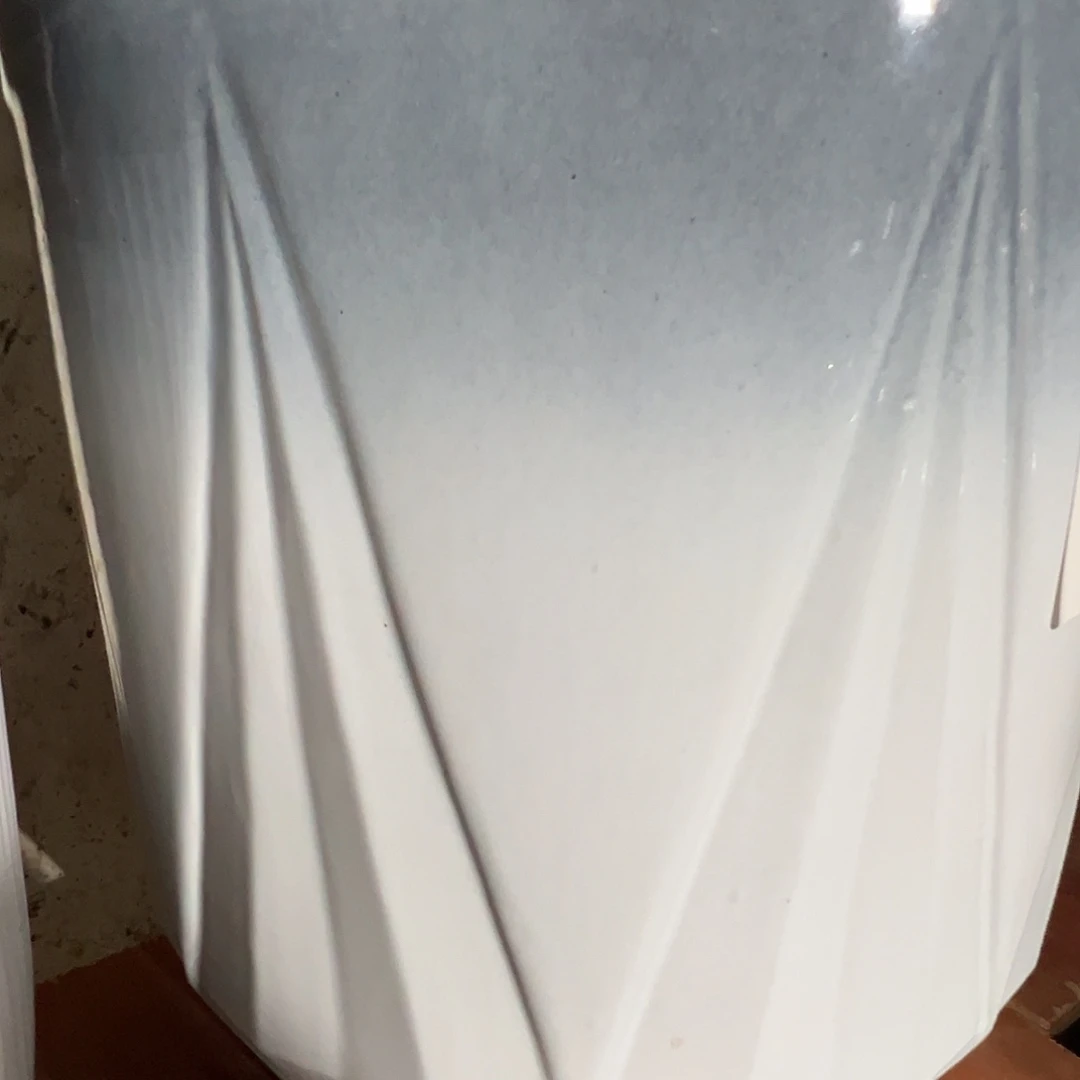 钻石灰口渐变色口33高37大号陶瓷花盆1个