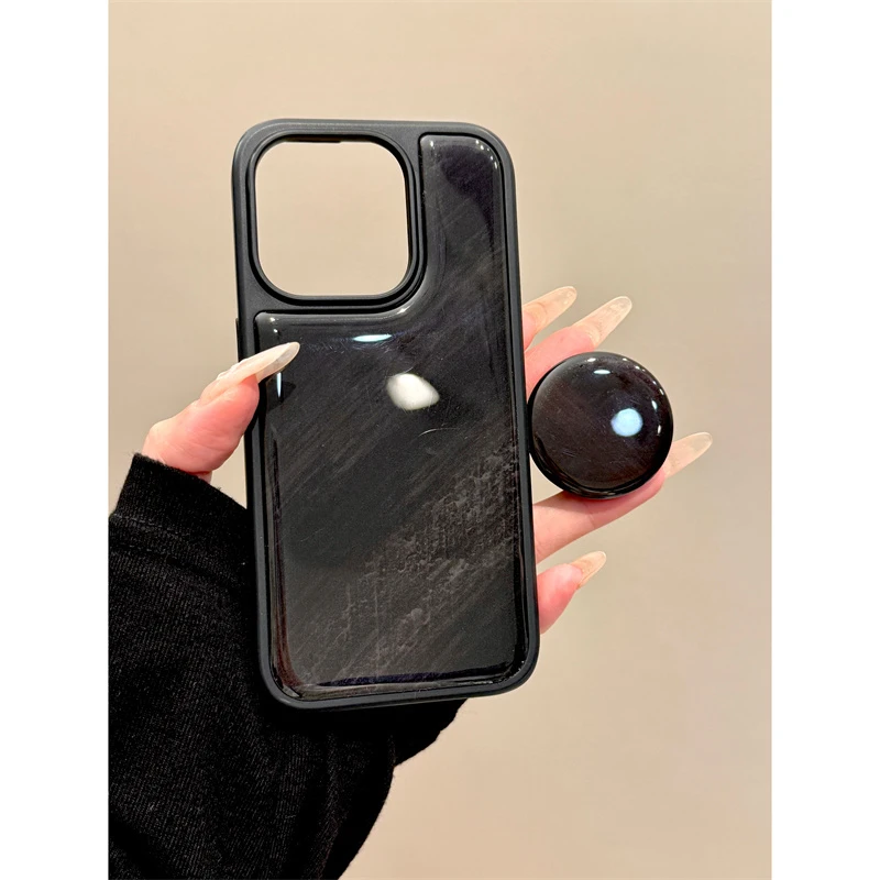 适用苹果iphone16promax星空15pro磁吸支架14暗黑系13ins风手机壳