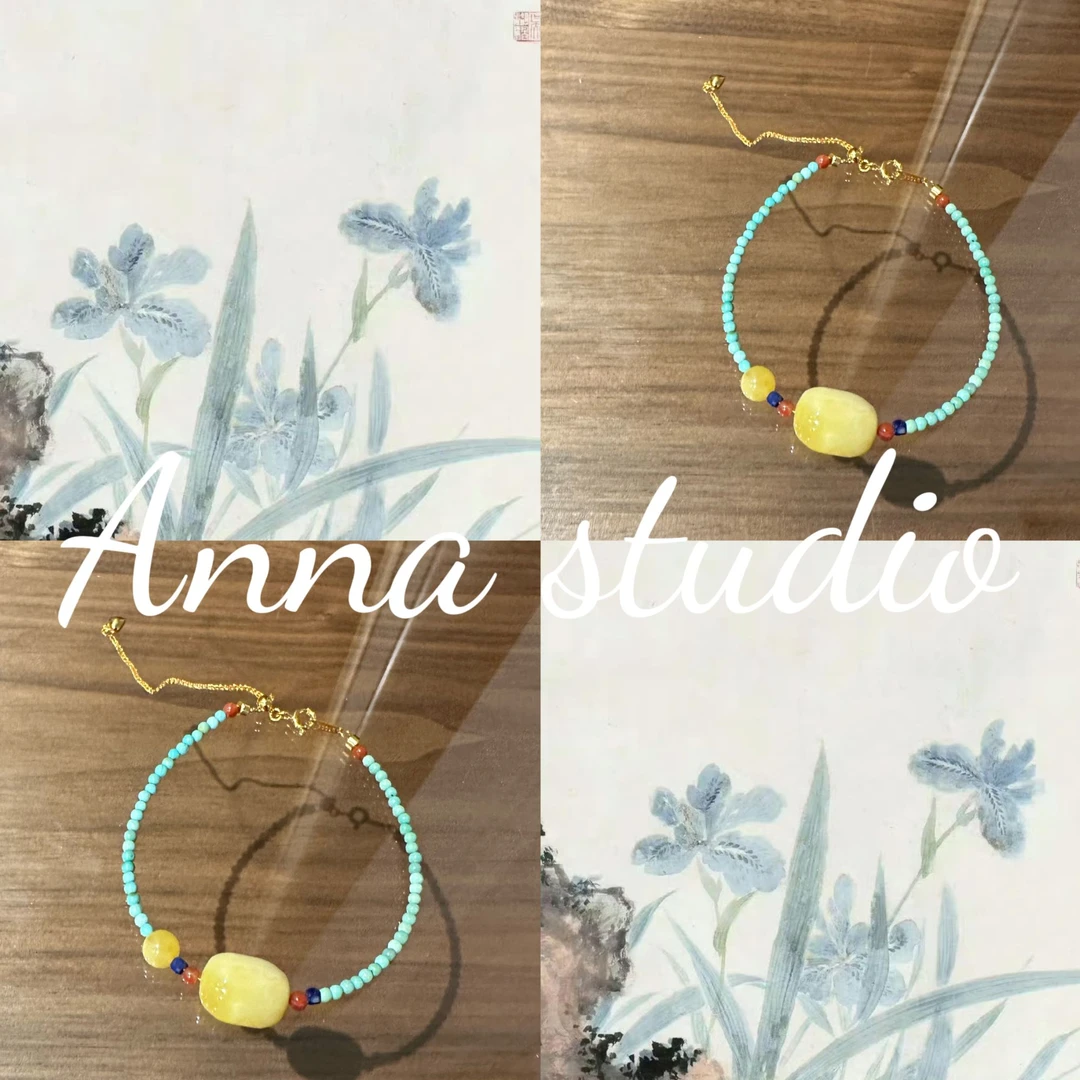 非金属仿水晶手镯 非金属仿水晶手链 anan松松带顶蜡蜡（手链）SS