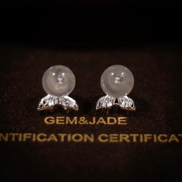 铜合金仿水晶耳饰 【3762】周年珍藏英｜经典原标克拉款CrownFrett