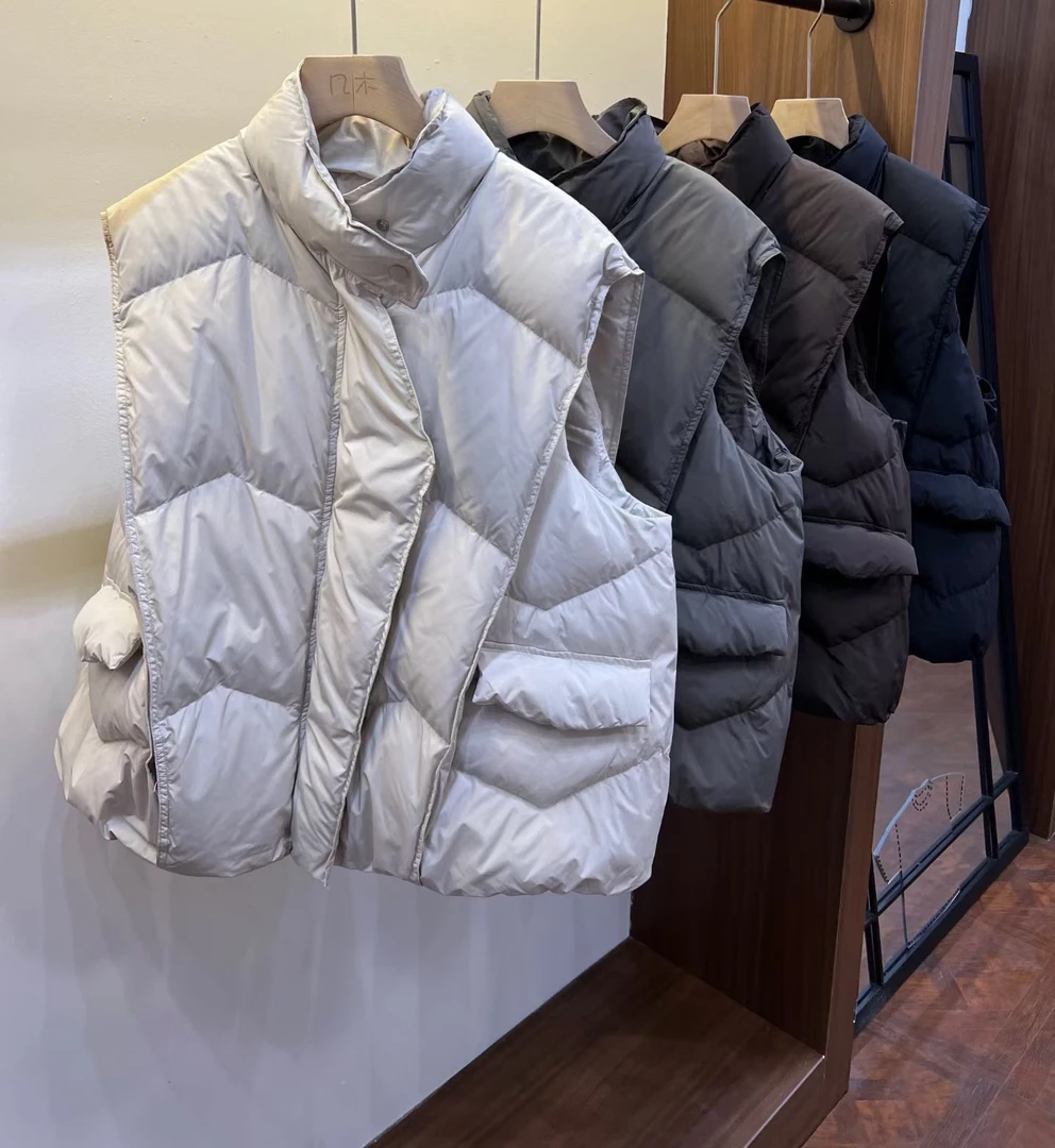 休闲宽松日系风马甲