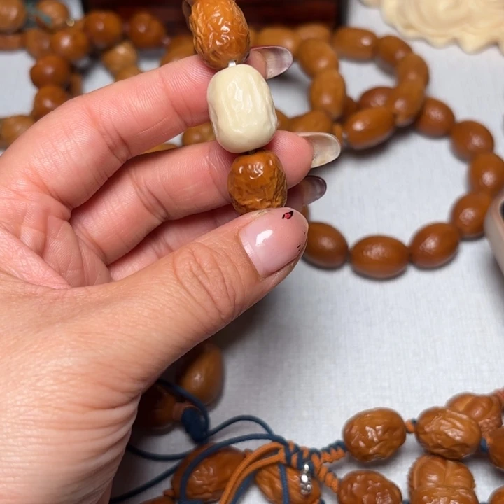 橄榄核手串/手链1.4✖️1.7奶枣