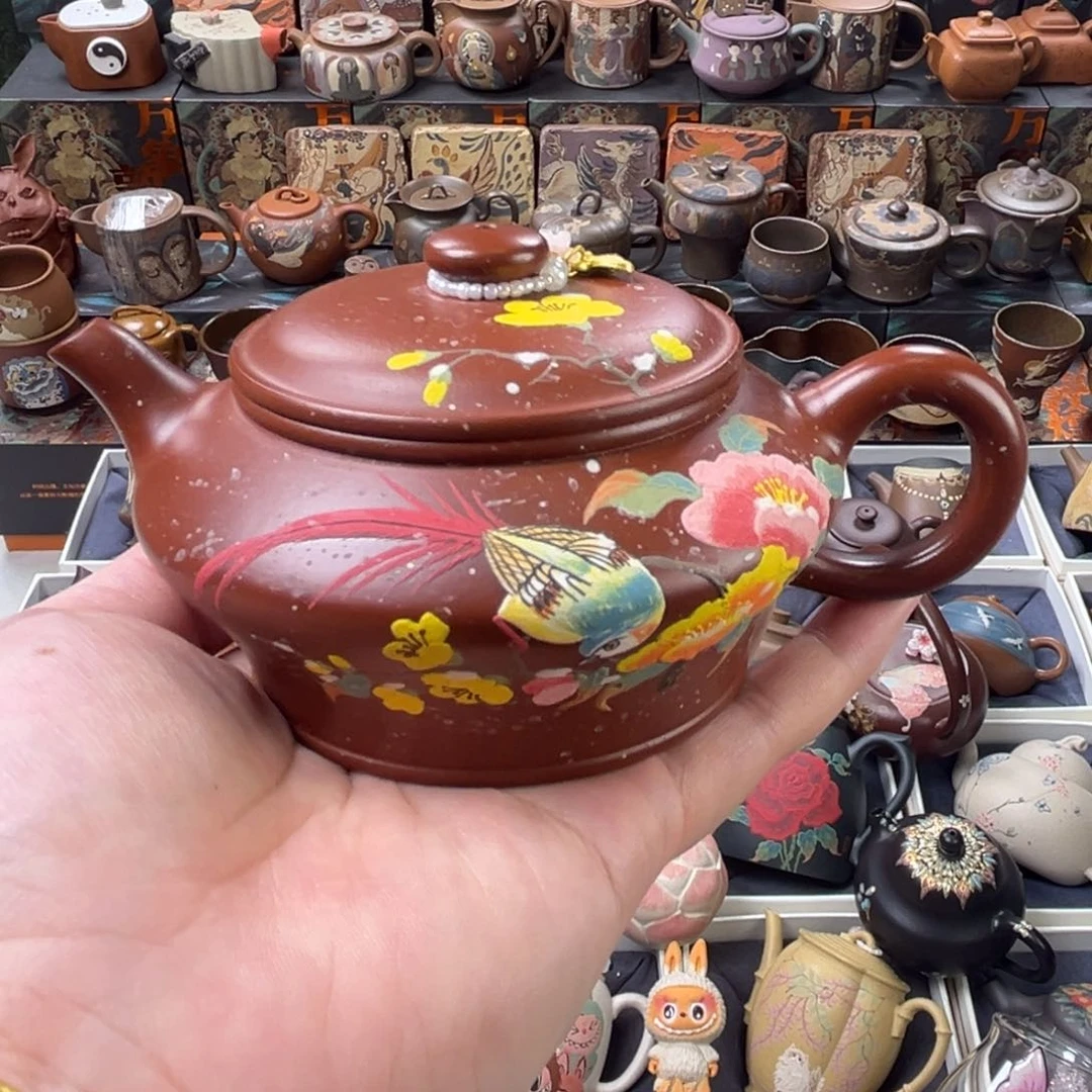 茶壶紫砂230cc原矿精工半手