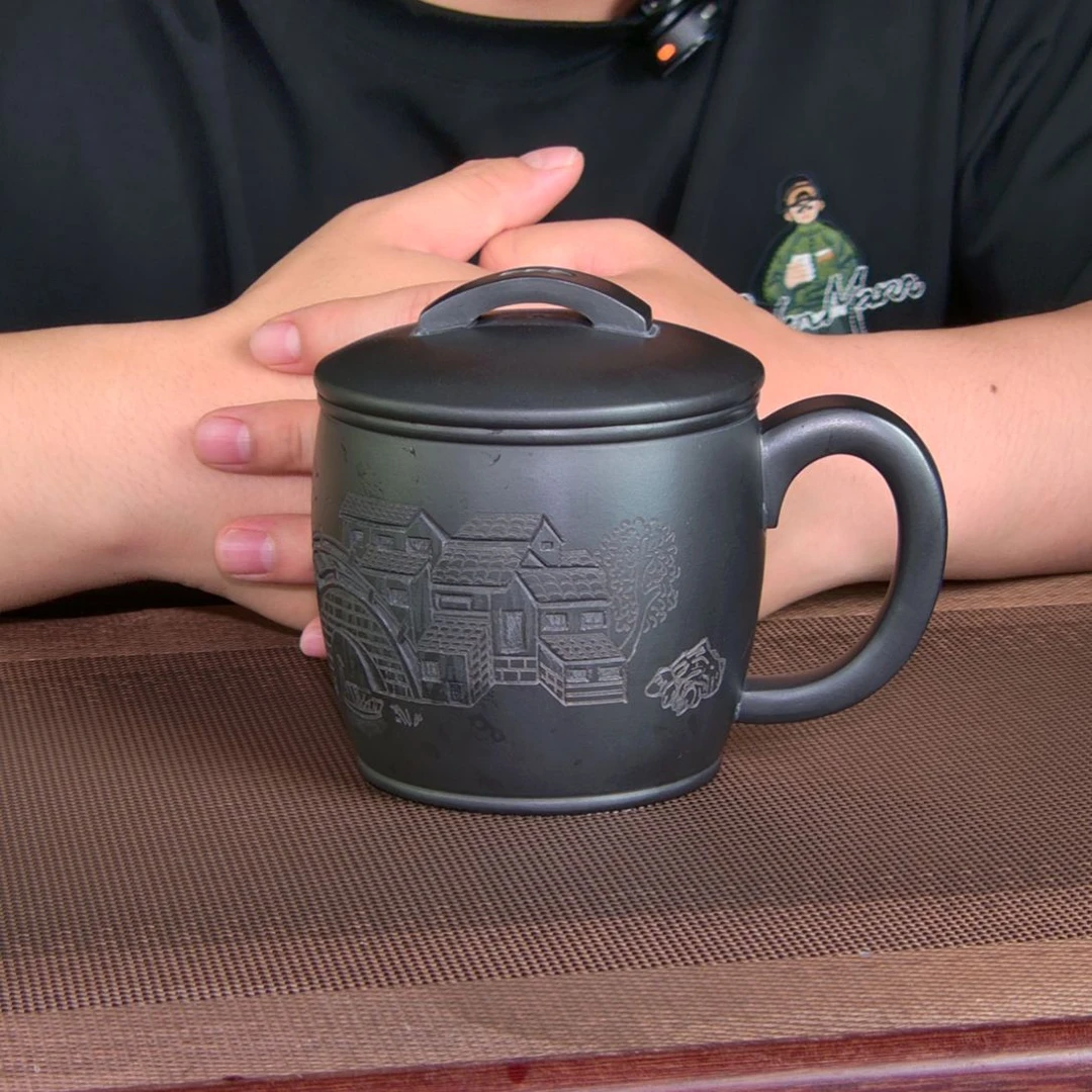 茶杯紫砂高货放漏