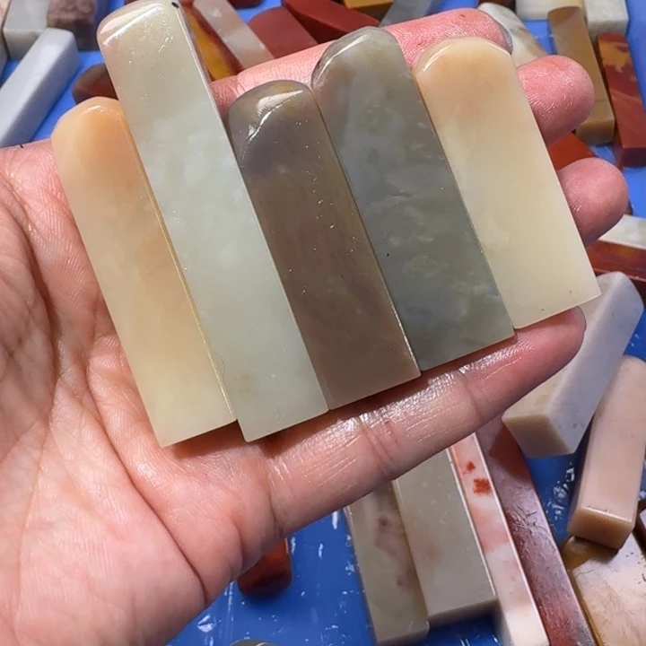 寿山石3方善伯，2方芙蓉