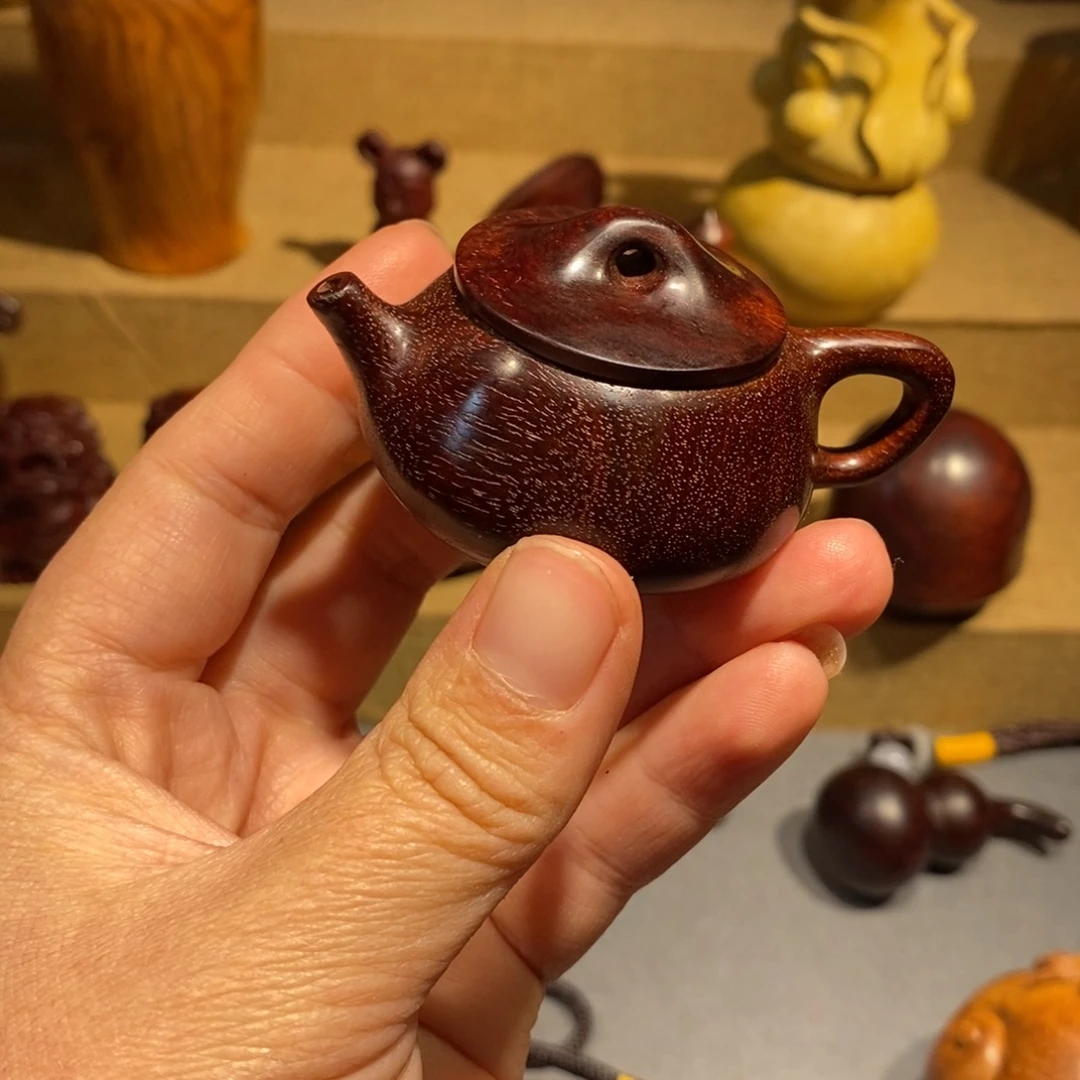 檀香紫檀（小叶紫檀）壶