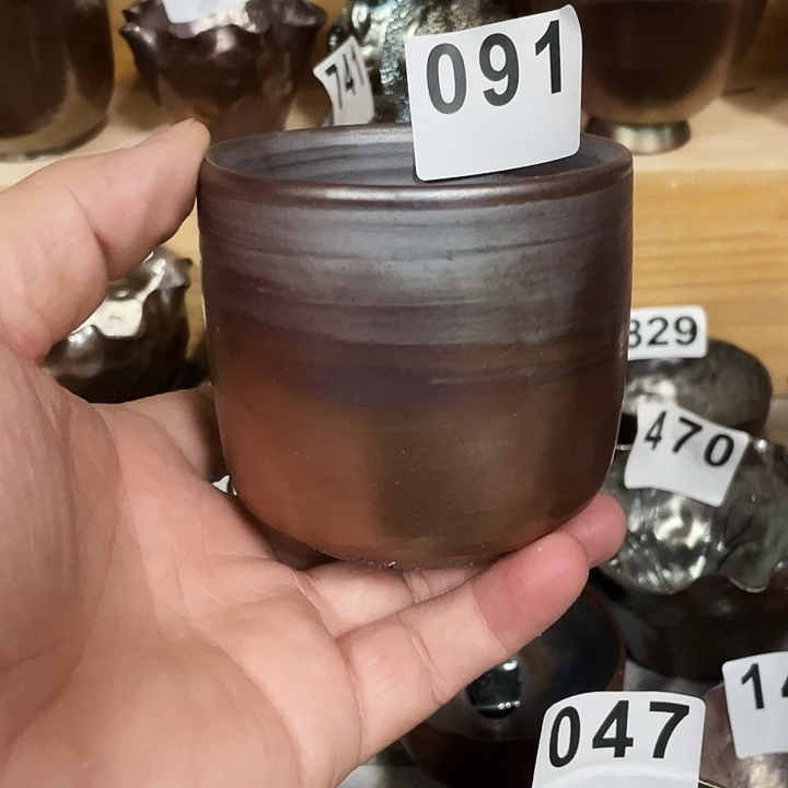 茶杯紫泥柴烧纯手工091