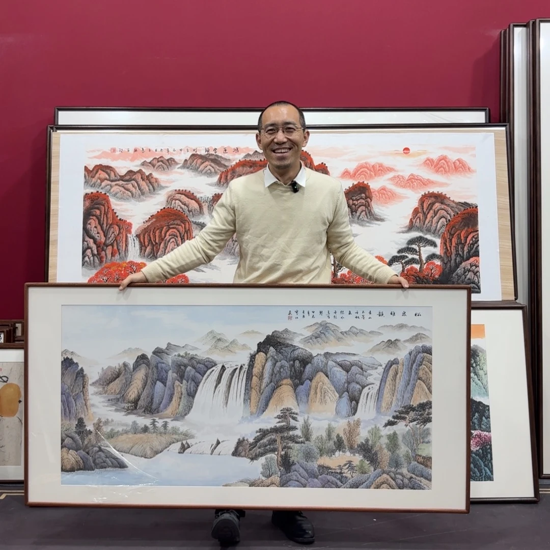 国画手绘作品160/80