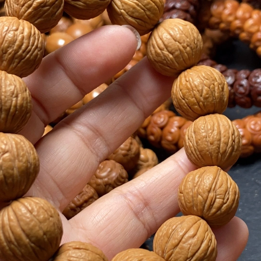 小***雨猴头核桃手串猴头