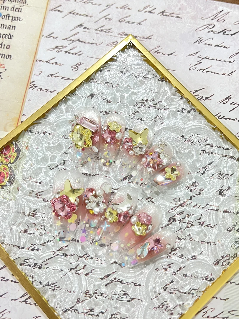 【缤纷跃动】施华洛全华款高级感可拆卸式穿戴甲