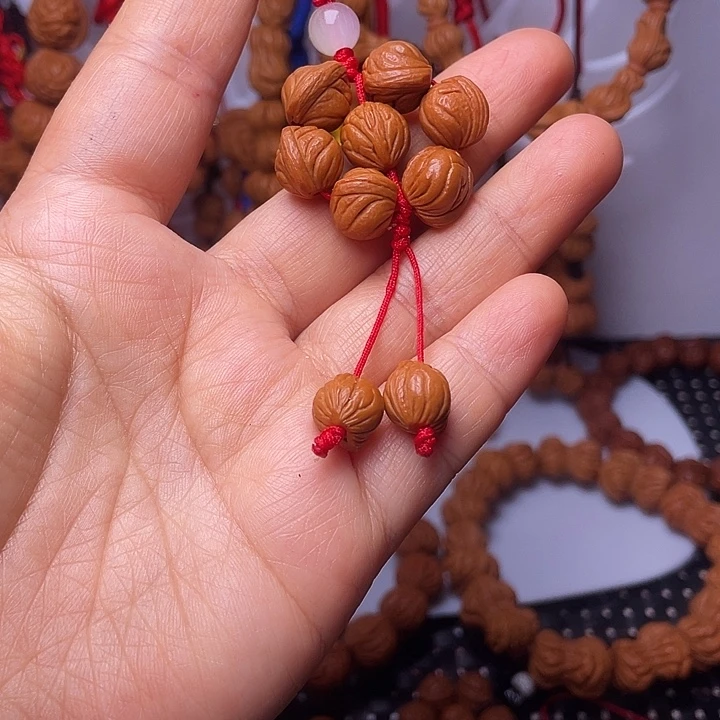 桃核吊坠龙纹桃枭