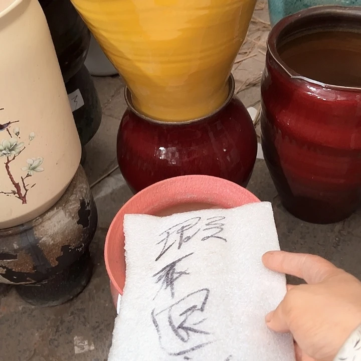 负***子景德镇精品花盆栽适合盆栽适