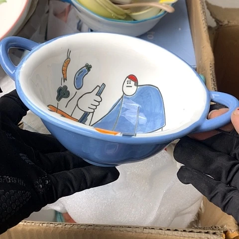 盘陶瓷制品满25拼单发货默认微瑕