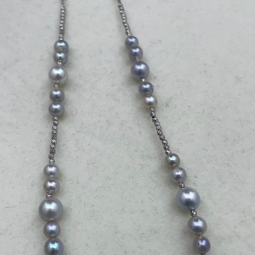 银S925镶嵌海水珍珠颈饰