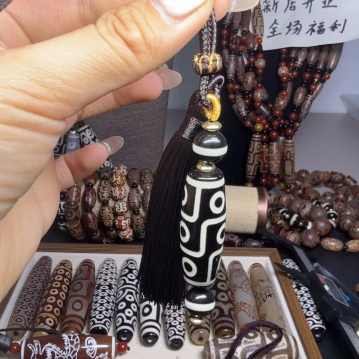 玛瑙/玉髓未镶嵌手链天珠888