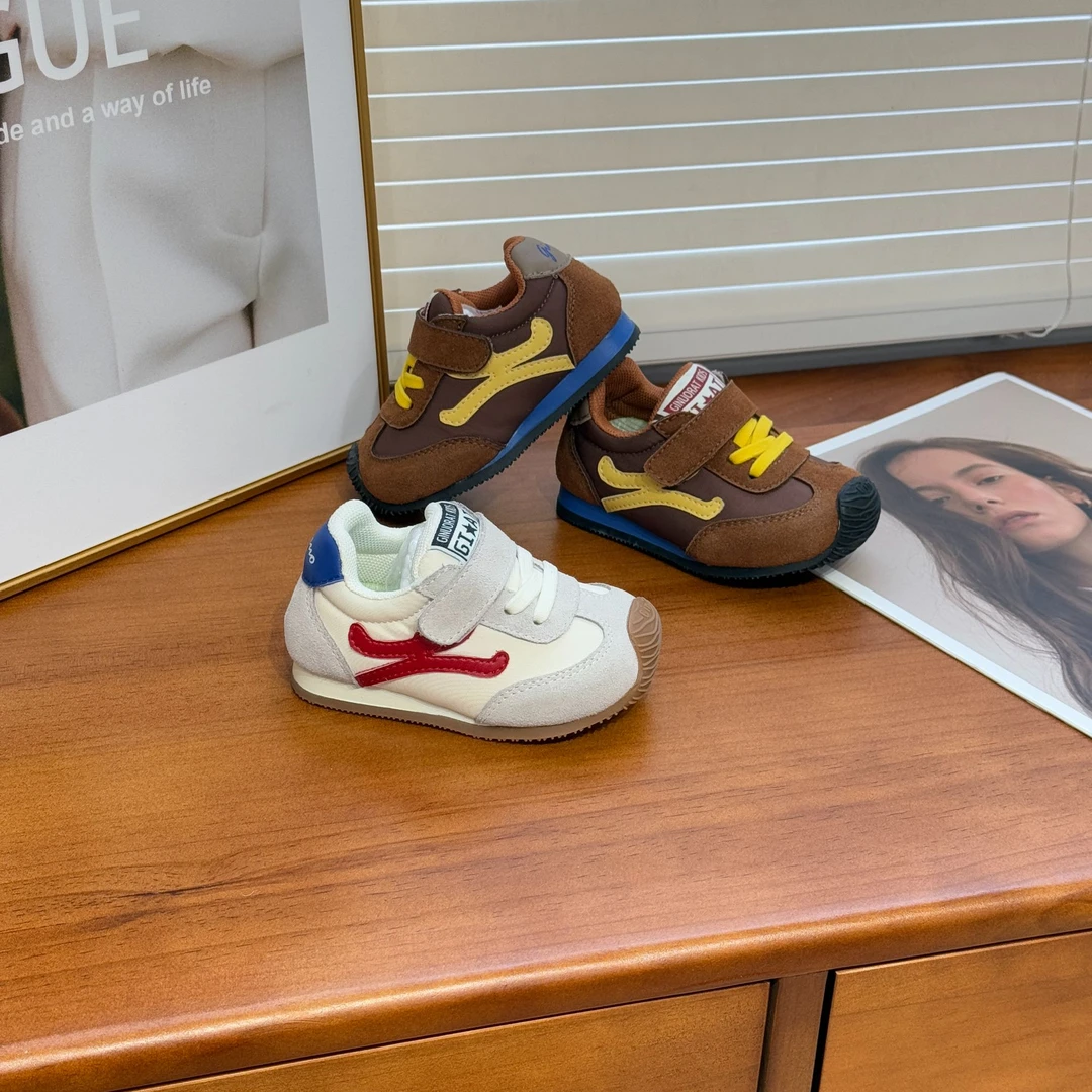 【棒球队长】2025NEW复古小众潮牌童鞋儿童时尚百搭宝宝德训学步鞋