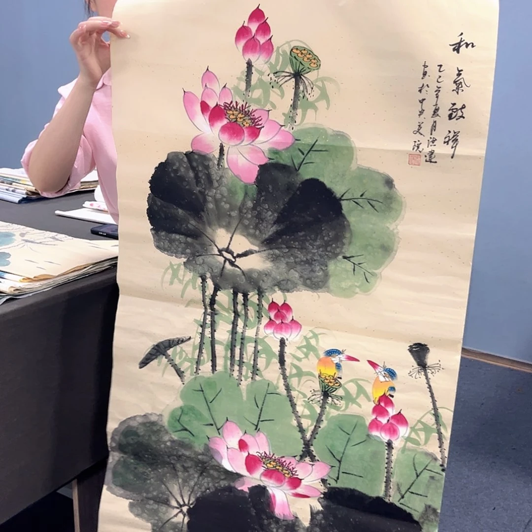 国画国画老师手绘作品