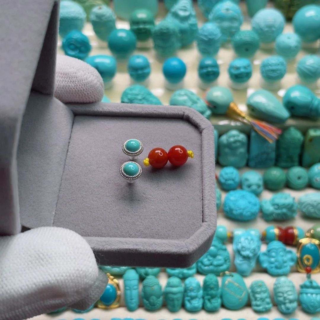 南红玛瑙珠宝奇石银S925镶嵌