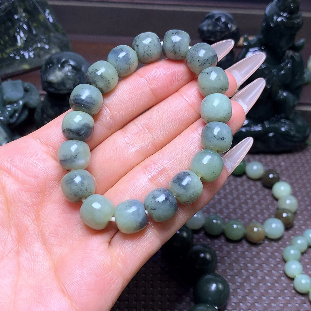 未镶嵌手串和田玉卡12
