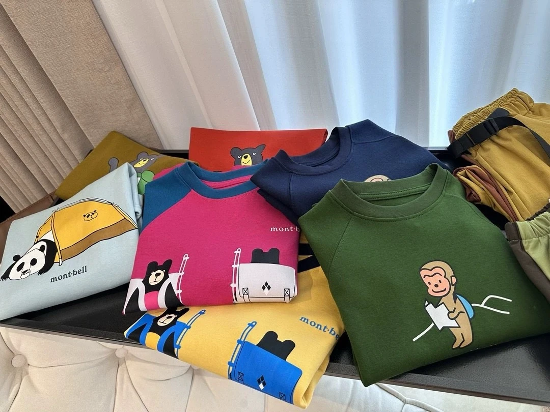 2025 新款7色卡通中大童宝宝圆领长袖T恤