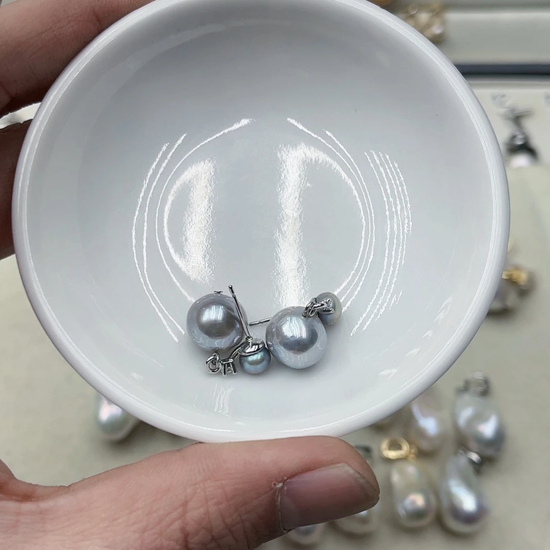 淡水珍珠吊坠(不含链)未镶嵌小*08