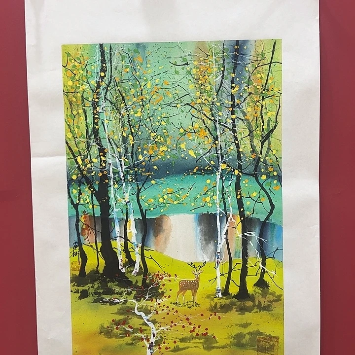 书法可口可乐公司旗下一辆摩托车