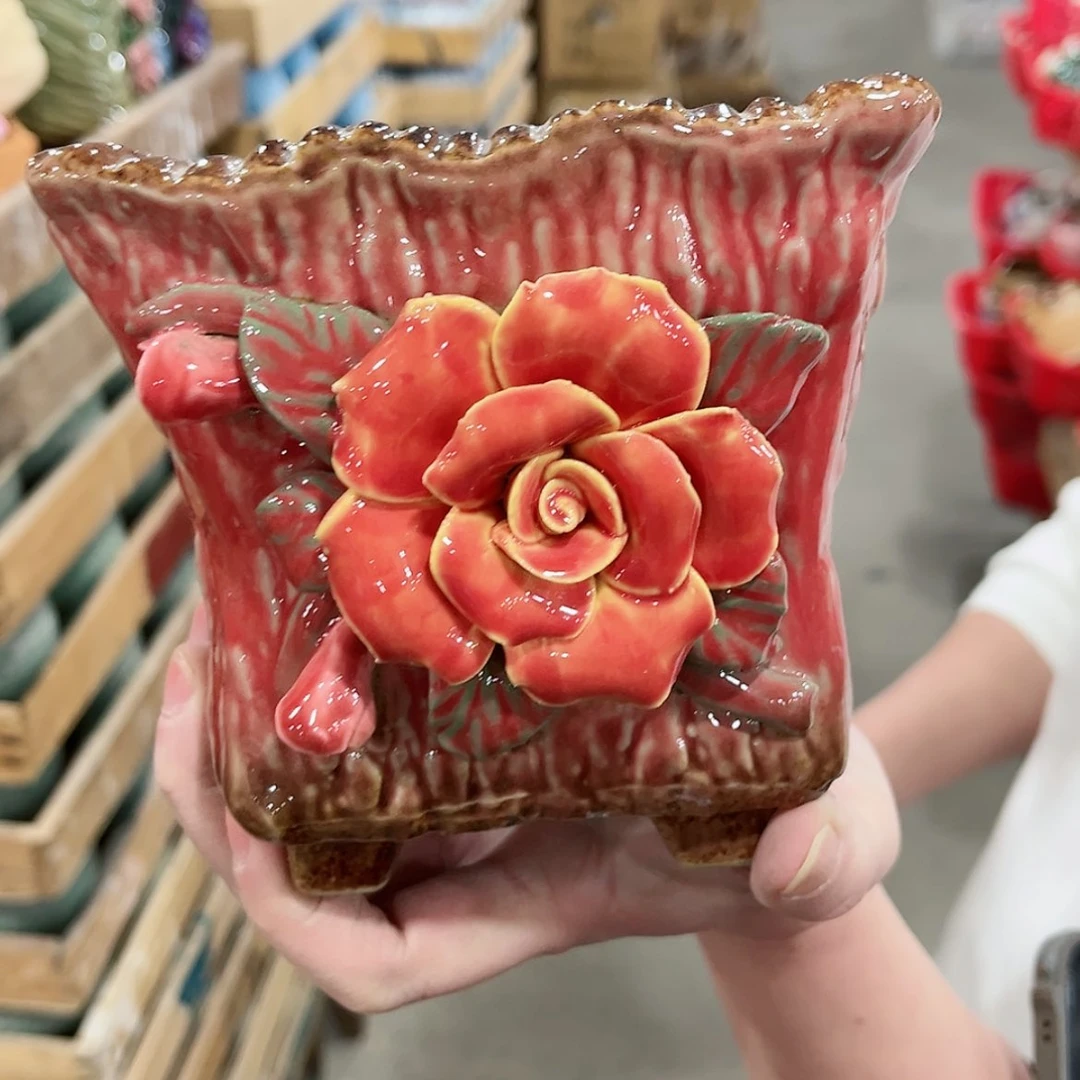 【闪购商品】陶瓷陶瓷多肉植物花盆