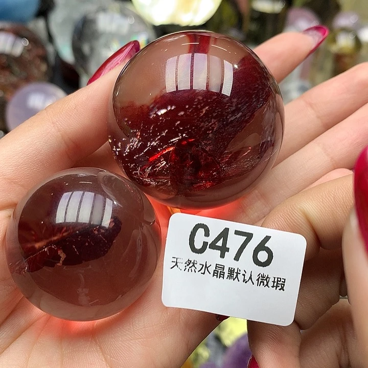 水晶摆件未镶嵌好**宝水晶球