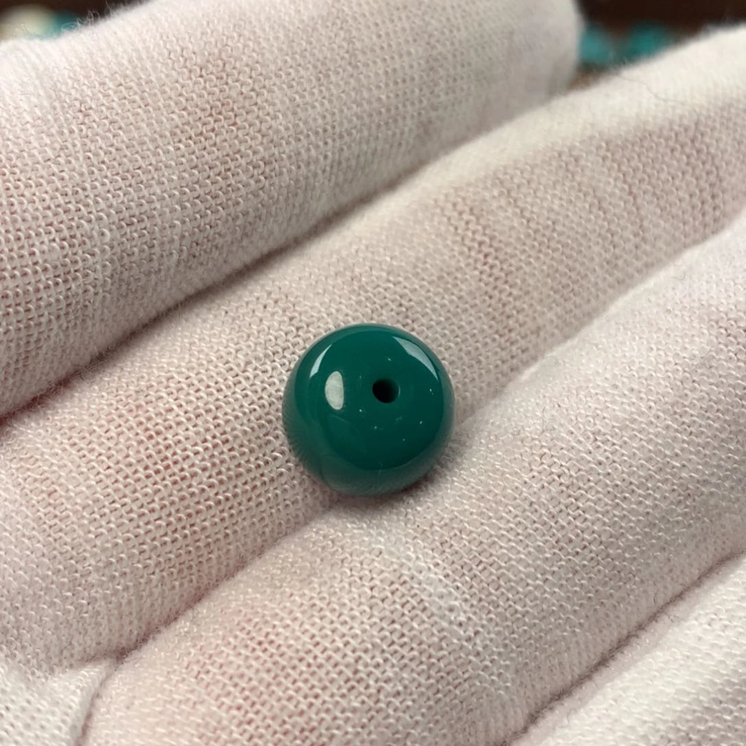 绿松石鼓珠未镶嵌