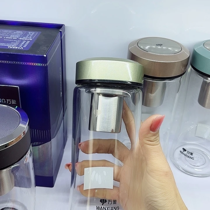 万象品牌单层玻璃杯U317绿