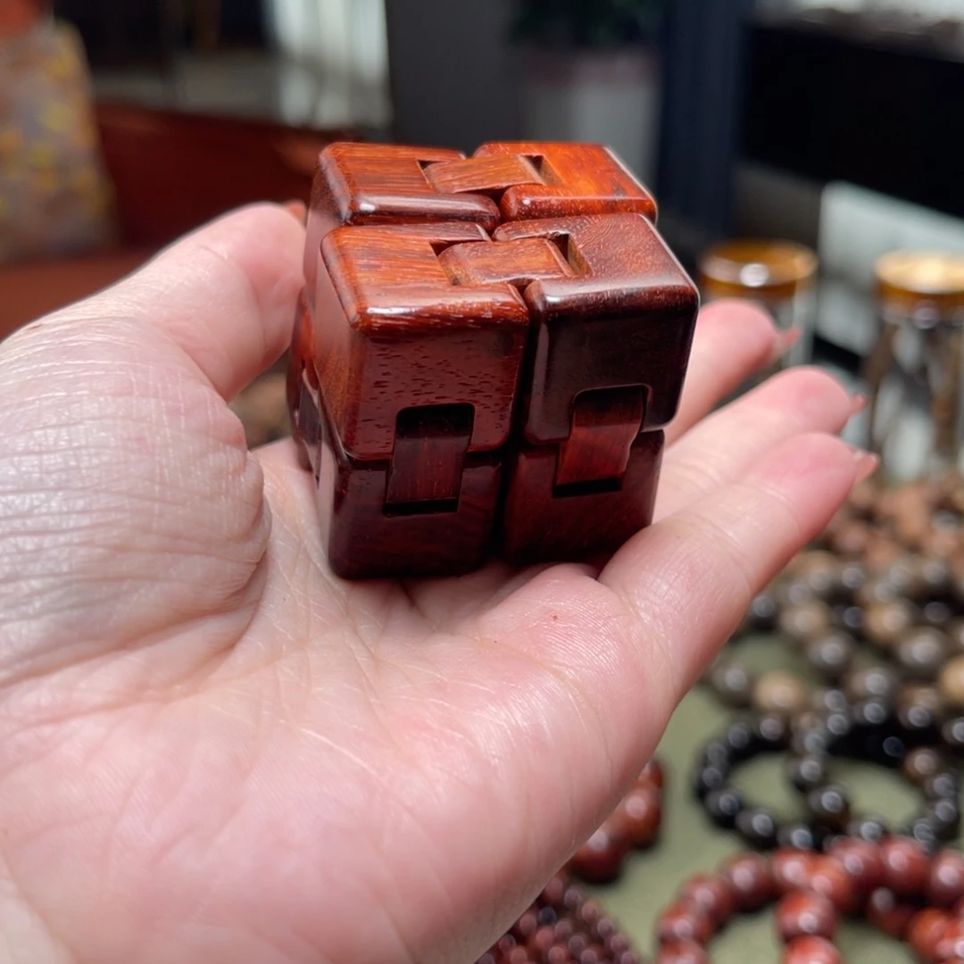檀香紫檀（小叶紫檀）手串/手链魔方块