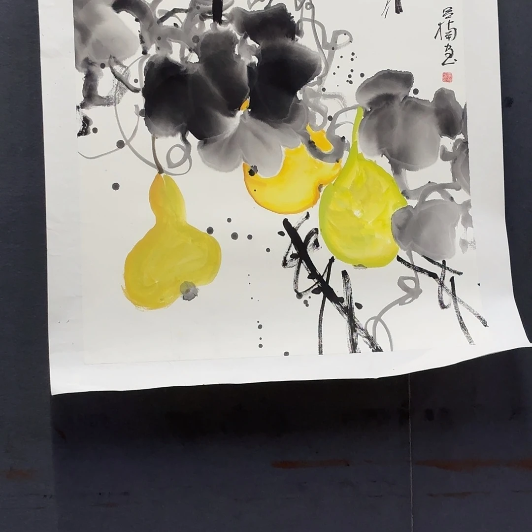 @***音国画四尺斗方花鸟艺